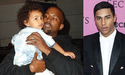 North's Dad Is Kanye West, NOT Balmain's Creative Director Olivier Rousteing