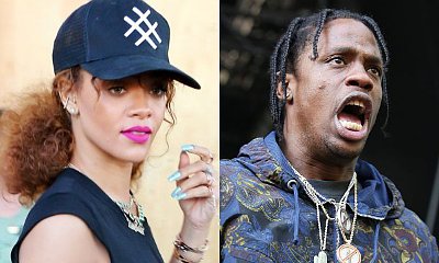 Rihanna Seems to Shoot Down Travis Scott Dating Rumors