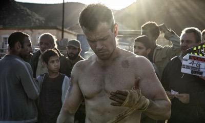Shirtless Matt Damon Shows Off Ripped Body on Set of 'Bourne 5'