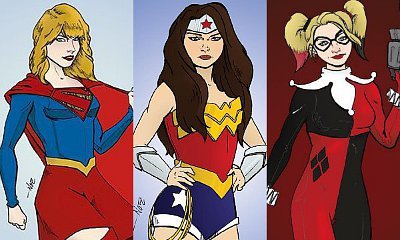 Taylor Swift and Her 'Bad Blood' Squad Re-imagined as Super Heroes