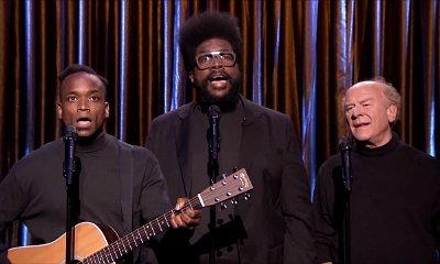 Black Simon and Garfunkel Joined by Real Art Garfunkel for 'Can't Feel My Face'