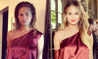 Chrissy Teigen Credits Tailors for Saving Her From Wardrobe Malfunction