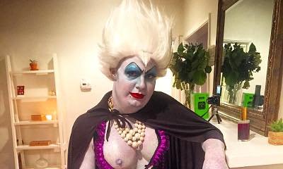 Colton Haynes Completely Unrecognizable in Ursula the Sea Witch Costume