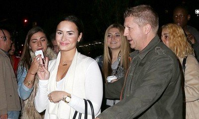 Demi Lovato Suffers Make-Up Malfunction During Night Out in New York
