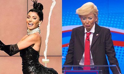 Kelly Ripa Recreates Kim Kardashian's Paper Cover and Donald Trump for Halloween