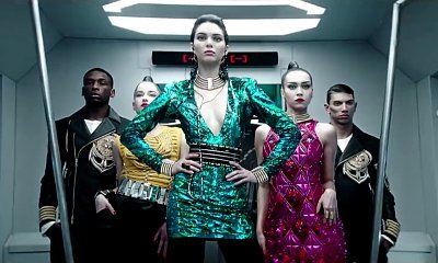 Kendall Jenner Has Dance-Off in Futuristic Balmain Music Video
