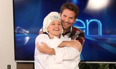 Video: Bradley Cooper Gets Frisky Cooking With Ellen DeGeneres