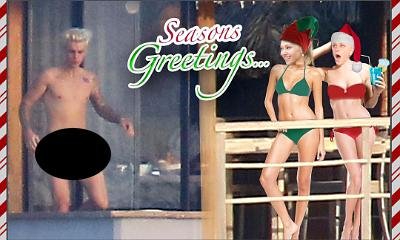 See Ellen DeGeneres Turn Justin Bieber Nude Photo Into Holiday Card
