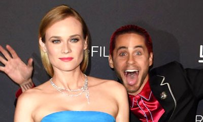 Jared Leto Photobombs Diane Kruger at LACMA Gala