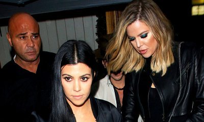 Kourtney Kardashian Flashes Nipple in Lacy Outfit at Kendall Jenner's Birthday Party