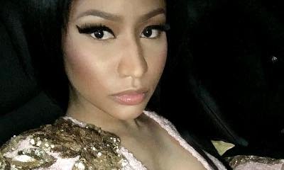 Look! Nicki Minaj Shows Ample Cleavage After Posting PDA Pictures With Meek Mill