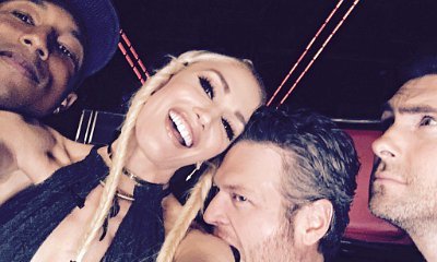 Blake Shelton Cheekily Bites Gwen Stefani's Shoulder on 'The Voice'. See the Pic