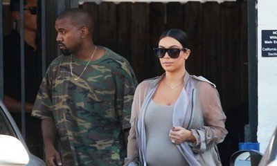 Kim Kardashian and Kanye West Name Their Baby Boy Saint West
