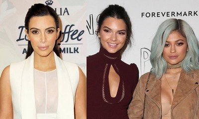 Kim Kardashian Denies Kendall and Kylie Are Feuding Over Tyga
