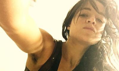 OMG! Michelle Rodriguez Shows Off Her 'Yum' Hairy Armpit