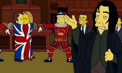 Watch That Alan Rickman and David Bowie Tribute on 'The Simpsons'