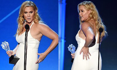 Amy Schumer Jokes About Her Belly and Nude Photo at Critics' Choice Awards