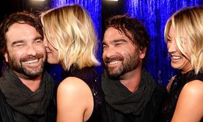 Kaley Cuoco Denies Dating Johnny Galecki With PDA Picture