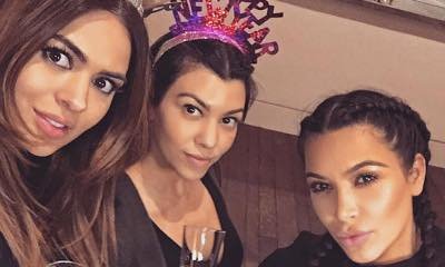 See Kourtney and Kim Kardashian Welcoming New Year With Low-Key Celebration