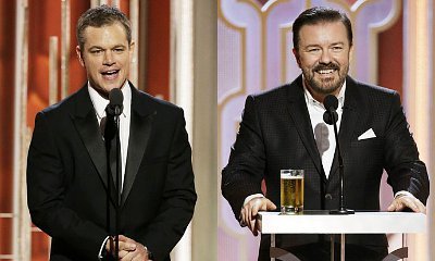 Watch Matt Damon's Reaction to Ricky Gervais' Joke About Ben Affleck's Infidelity