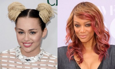Miley Cyrus Sends Congratulatory Balloons to Tyra Banks