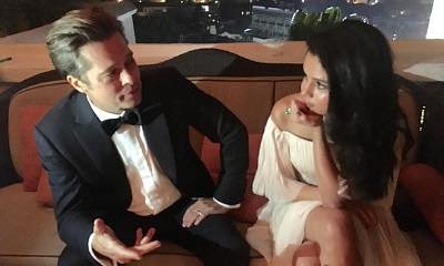 Selena Gomez Swoons Over Brad Pitt at 2016 Golden Globes After-Party