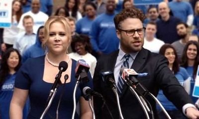 Amy Schumer and Seth Rogen to Save America With 'Big Caucus' in Super Bowl Ad