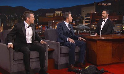 Watch Ben Affleck Sneak Matt Damon Onto 'Jimmy Kimmel Live!' Post-Oscars Special in His Suit