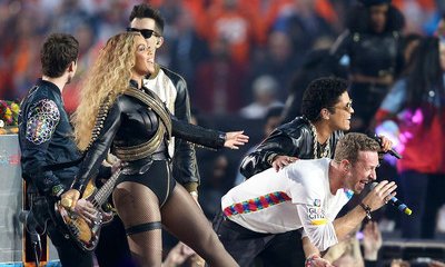 Watch Beyonce and Bruno Mars Join Coldplay at Super Bowl 50 Halftime Show