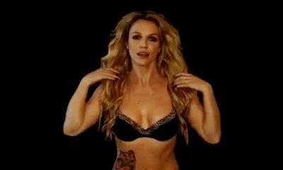 Watch Britney Spears Strip to Her Underwear in Mini Music Video for 'Breathe on Me'