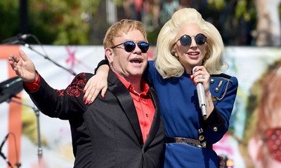 Watch Elton John and Lady GaGa Make Surprise Performance at Sunset Strip