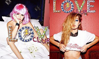 Kendall Jenner and Gigi Hadid Go Braless for LOVE Magazine Racy Photoshoot