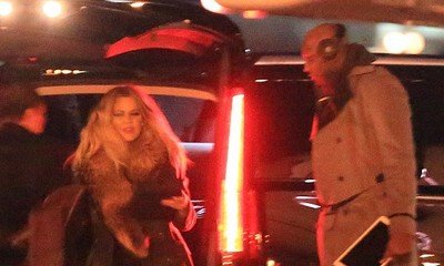 Khloe Kardashian and Lamar Odom Pictured Boarding Private Jet Together in L.A.