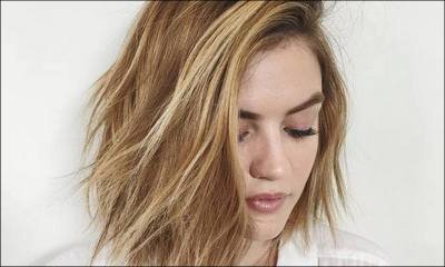 Lucy Hale Shows Off New Blonde Hair