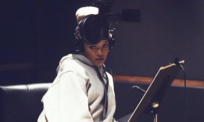 Rihanna Drinks and Smokes While Recording 'Work' in This BTS Clip
