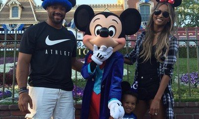 Ciara Hits Disneyland With Russell Wilson and Son Future Jr.