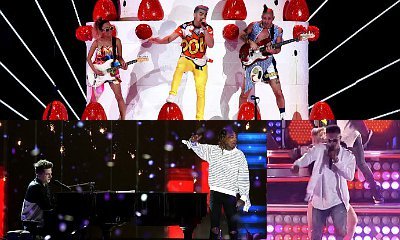 Joe Jonas, Charlie Puth, Wiz Khalifa, Silento Rock Kids' Choice Awards 2016