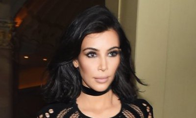 Kim Kardashian Wears Sheer Top to Show Off 42-Pound Weight Loss