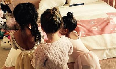 Cute Ballerinas Alert! Kourtney and Kim Kardashian Share Adorable Pics of Their Daughters