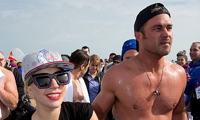 Lady GaGa and Taylor Kinney Take the Polar Plunge for Charity