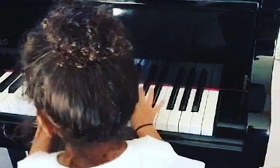 North West Shows Off Her Piano Skills. Take a Look at the Adorable Pic!