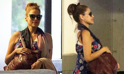 Eva Mendes Hides Baby Bump After News of Her Pregnancy Broke