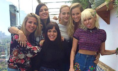 Miley Cyrus and Liam Hemsworth's Sister-in-Law Are Lunch Pals!