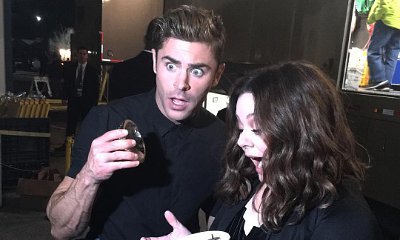 Did Zac Efron Already Break Melissa McCarthy's MTV Movie Award Trophy?