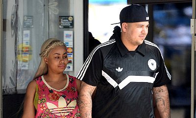 Blac Chyna Struggles With Her Tight Shorts While Having Lunch With Rob Kardashian in Miami