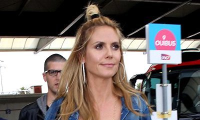 Heidi Klum Flashes Nipples in Sheer Top in Cannes