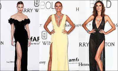 Karlie Kloss, Heidi Klum, Alessandra Ambrosio Put on Leggy Display at amfAR Gala in Cannes