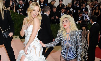 Lady GaGa Gropes Kate Hudson's Butt at 2016 Met Gala