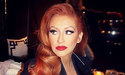 Christina Aguilera Channels Jessica Rabbit, Debuts New Red Hair
