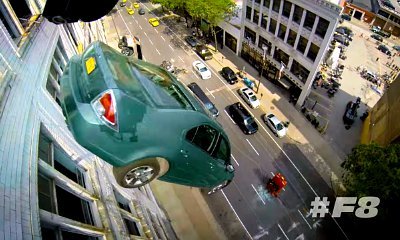 New 'Fast 8' Behind-the-Scenes Video Drops Cars From the Sky